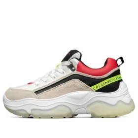 Ampp”D Low-Top Biały/Czerwony/Kasztanowy