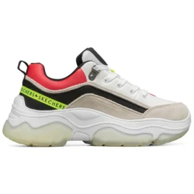 Ampp”D Low-Top Biały/Czerwony/Kasztanowy