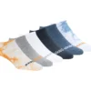 Bawełniane skarpetki typu no-show w stylu tie-dye – zestaw 6 sztuk Bawełniane skarpetki typu no-show w stylu tie-dye – zestaw 6 sztuk
