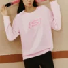 Bluza z kapturem S Letter „Pink”