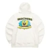 Bluza z kapturem Skechers x SpongeBob SquarePants z nadrukiem „White Yellow Black”