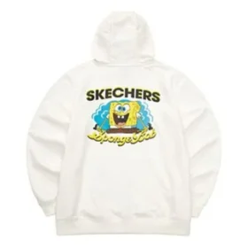 Bluza z kapturem Skechers x SpongeBob SquarePants z nadrukiem „White Yellow Black”