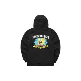 Bluza z kapturem Skechers x SpongeBob SquarePants z nadrukiem „White Yellow Black”