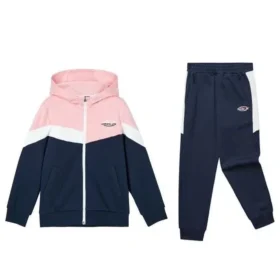 Bluza z kapturem SKX z elastycznymi mankietami, dzianinowy strój sportowy „Navy Pink White”