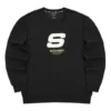 Bluza z kapturem Sport Letter „Black White”