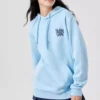 Bluza z kapturem z nadrukiem „Blue Black”