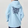 Bluza z kapturem z nadrukiem „Blue Black”