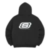 Bluza z kapturem z nadrukiem logo „Black White”