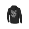 Bluza z kapturem z nadrukiem logo „Czarny Biały Niebieski”