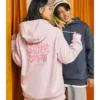 Bluza z kapturem z nadrukiem „Pink”