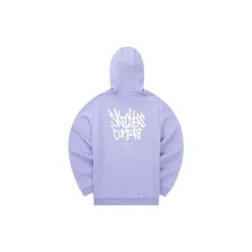 Bluza z kapturem z nadrukiem „Purple White”