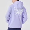 Bluza z kapturem z nadrukiem „Purple White”