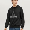 Bluza z kapturem z serii Diamond „Czarna Biała”