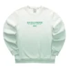 Bluza z nadrukiem literowym w stylu gradientowym „Green White”