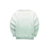 Bluza z nadrukiem literowym w stylu gradientowym „Green White”