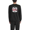 Bluza z nadrukowanym numerem „Grey Black White”