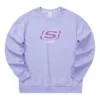 Bluza z okrągłym dekoltem z serii Casual, unisex „Purple”