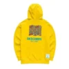 Bluzy z kapturem z nadrukiem „Yellow White Blue”