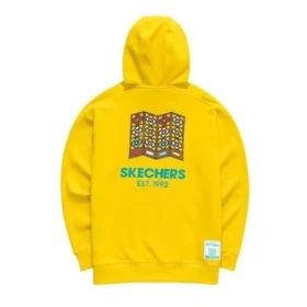 Bluzy z kapturem z nadrukiem „Yellow White Blue”