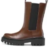 Botki Low Notch „Brown”