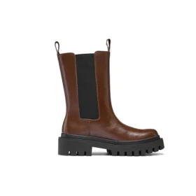 Botki Low Notch „Brown”
