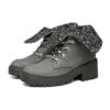 Botki Teen Spirit Knit Buzz „Black Charcoal”