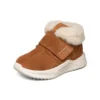 Botki zimowe „Tan White”
