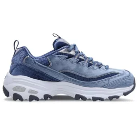 Buty D’ Lites Velvet Low-top Clunky Szare/Niebieskie