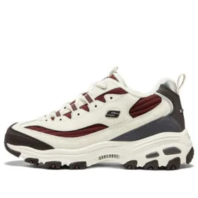 Buty D’ Lites Zip Along „White Burgundy Grey”