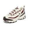 Buty D’ Lites Zip Along „White Burgundy Grey”