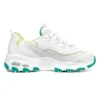 Buty do biegania D Lites 1.0 Low-Top Białe/Zielone