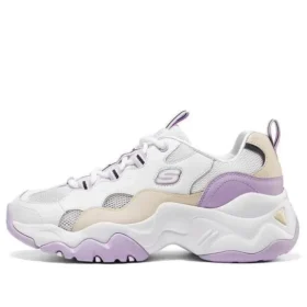 Buty do biegania D’ Lites 3.0 low GS białe/fioletowe