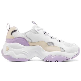Buty do biegania D’ Lites 3.0 low GS białe/fioletowe