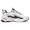 Buty do biegania D’ Lites 4.0 low GS białe/czarne/różowe
