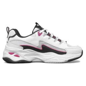 Buty do biegania D’ Lites 4.0 low GS białe/czarne/różowe
