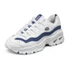 Buty do biegania Energy-Over Joy Low białe/niebieskie