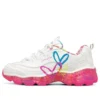 Buty do biegania James Goldcrown x Skechers D’ Lites Crystal Low Top, różowe/białe