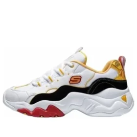 Buty do biegania One Punch Man x Skechers D lites 3.0 Low-Top, białe/czarne/żółte