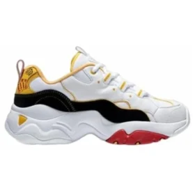 Buty do biegania One Punch Man x Skechers D lites 3.0 Low-Top, białe/czarne/żółte