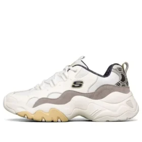 Buty do biegania One Punch Man x Skechers D lites 3.0 Low-Top, biało-szare
