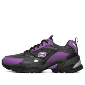 Buty do biegania One Punch Man x Skechers Stamina V2 Low-Top, czarne/fioletowe