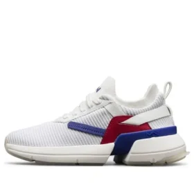 Buty do biegania Split, białe/niebieskie/czerwone