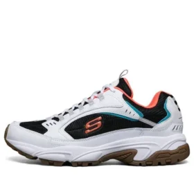 Buty do biegania Stamina białe/czarne/pomarańczowe