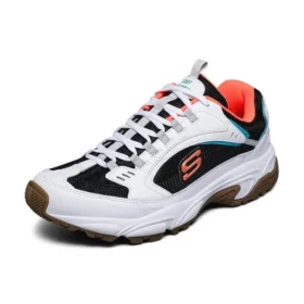 Buty do biegania Stamina białe/czarne/pomarańczowe