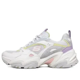 Buty do biegania Stamina V2 low GS Białe/Fioletowe