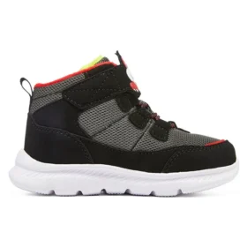 Buty Microspec Zovox z mieszanką materiałów i rzepem „Black Grey Red”