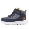 Buty Microspec Zovox z mieszanką materiałów i rzepem „Navy Grey”