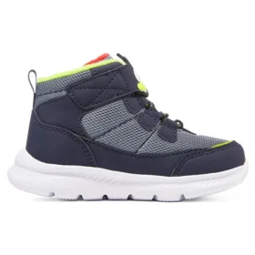 Buty Microspec Zovox z mieszanką materiałów i rzepem „Navy Grey”