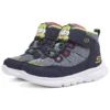 Buty Microspec Zovox z mieszanką materiałów i rzepem „Navy Grey”