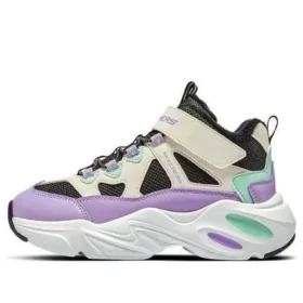 Buty sportowe „Beżowo-czarno-fioletowe”